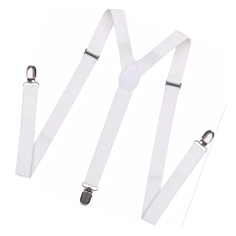 Suspenders For Men Pants Apparel Adult Suspender Man Shirt Dress Women Wedding Party Solid Colors Suit Skirt With Braces Straps
