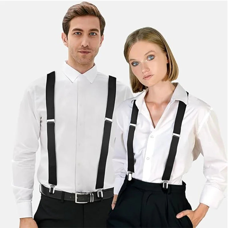 Suspenders For Men Pants Apparel Adult Suspender Man Shirt Dress Women Wedding Party Solid Colors Suit Skirt With Braces Straps