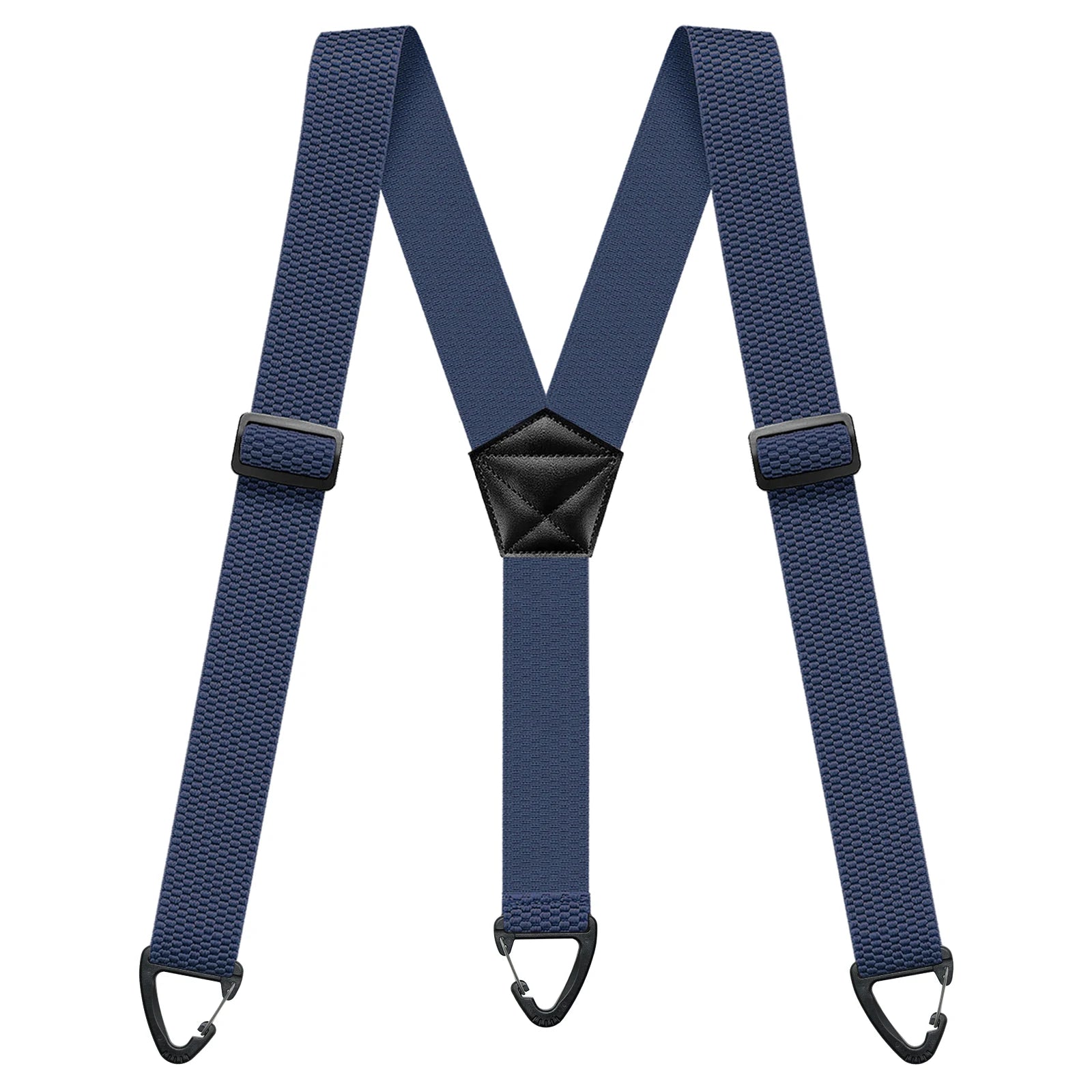 Hidden Suspenders for Men Heavy Duty Work Under Y Back Suspender Clothes 1.5 Inches with 3 Snap Loop