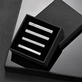 Tie Clip For Men Business Party Minimalist Tie Clips And Cufflinks To Man Shirt Gift Box Jewelry Men's Cuff Man Fashion Lawyer